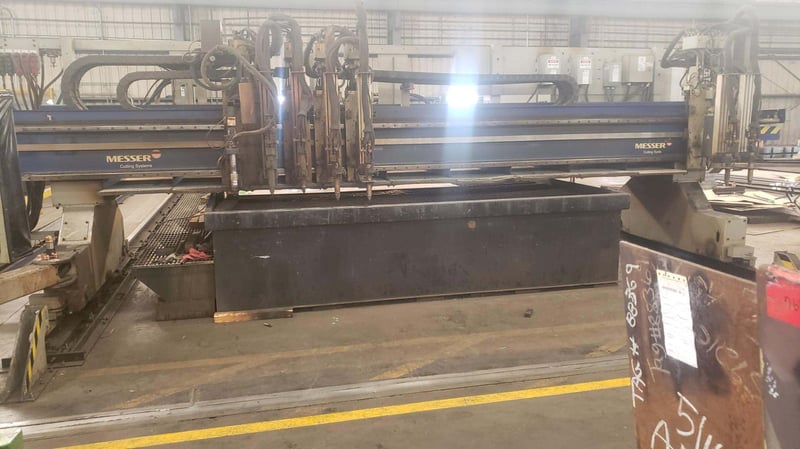 Messer #MPC2016LP, plasma system, 16' x 40',Messer Global Control,Hypertherm HPR 800XD