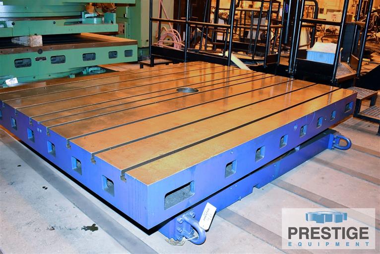 84" x 108", G & L Rotary Table, Hydrostatic, 50K capacity, 19.5" table height, #26943