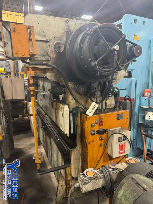 55 Ton, Dreis & Krump #68-B, mechanical press brake, 8' overall, 78" between housing, 3" stroke, 3 HP, #75076