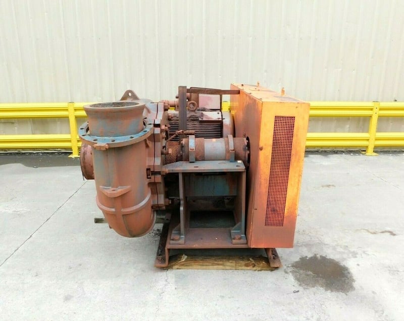 Metso #MM400-FHC-S-C5, slurry pump, 500 HP, 1188 RPM, 460 V., 555 amps, 15" inlet, 13" outlet