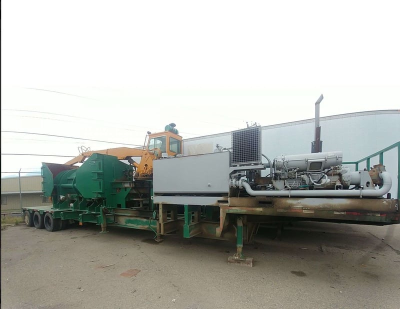 Sierra #4200, Portable Baler-Logger, 20" x 24" x Variable Bale/Log Size, 13'10" x 6' 8" box size (open)