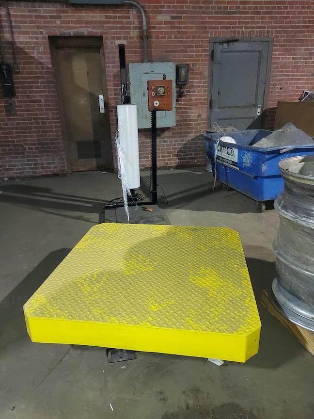 Custom pallet wrapper for Sale Surplus Record