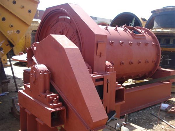 4' x 8' Denver, Ball Mill, 50 HP motor previously used in a Lime Slaking system