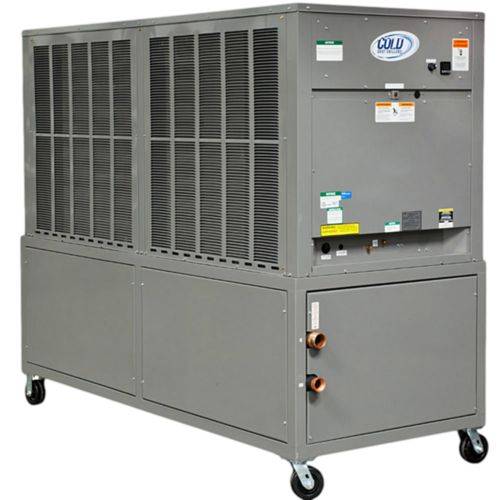 12.5 Ton, Cold Shot Chillers #ACWC-150-E, 208/230 or 460 V., 3 phase, 1 yr parts 5 yr compressor, new