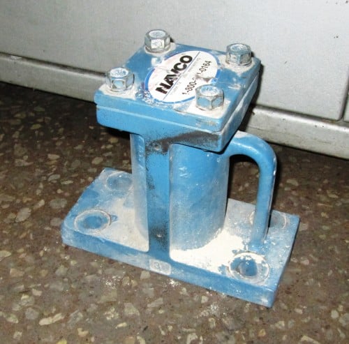 NAVCO #BH-3, Pneumatic Bin Hopper Vibrator, 1/4" - 3/8" wall thick, 8.3 - 8 scfm at 50 psi