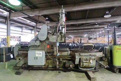 Fellows #120GS, 120" max diameter, 8" stroke length, good mechanical condition, from Aerospace