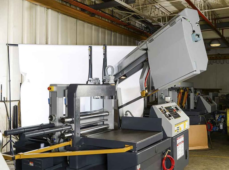 20" x 30" HydMech M20A, horizontal pivot band saw, 11/2" x 206