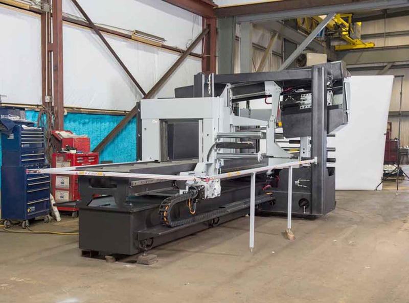 22" x 22" HydMech H22A120, horizontal band saw, 2" x 22' 6" band