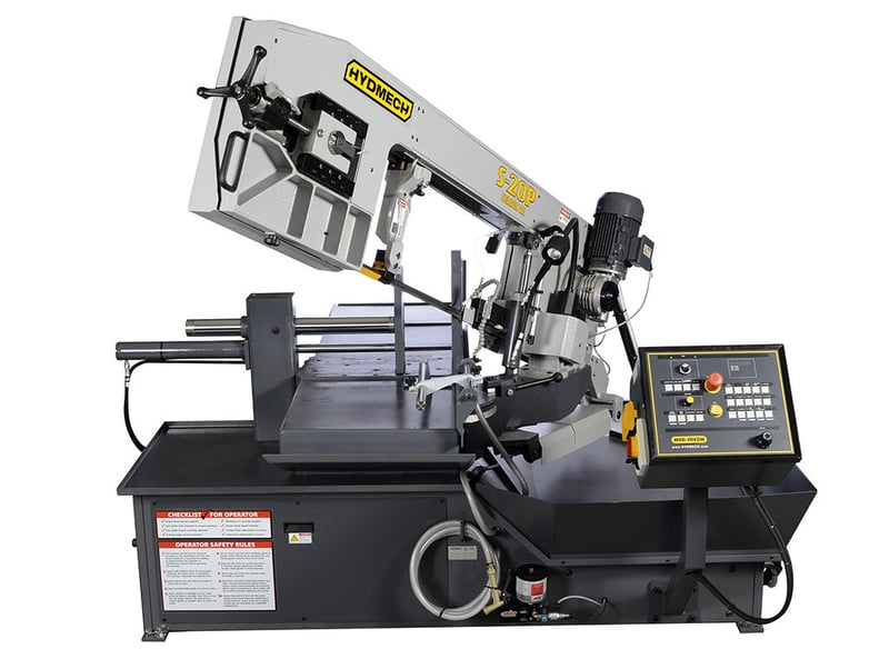 13" x 18" HydMech S20P, horizontal pivot band saw, 1" x 14'10" band 3