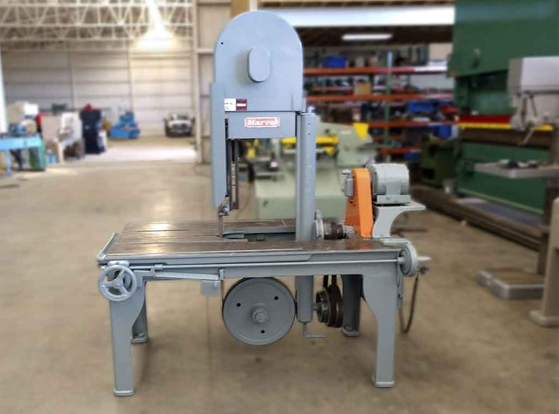 18" x 18" Armstrong 8/M4, vertical band saw, 14' 8" x 3/4" blade, 1 HP