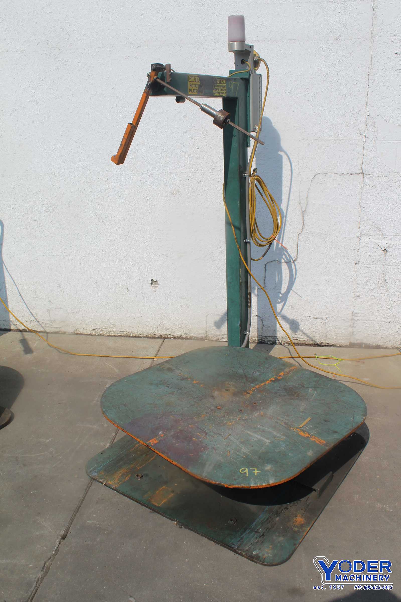 4000 lb. Custom pallet type coil reel, 42" x42" table area, 3/4 HP, forward/reverse, #71918