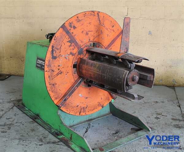 6000 lb. Samco #SU6000HYDS, non-pwrd coil reel, 30" width, 17.5" 21.5" ID, 50" outside dimensions, 1991