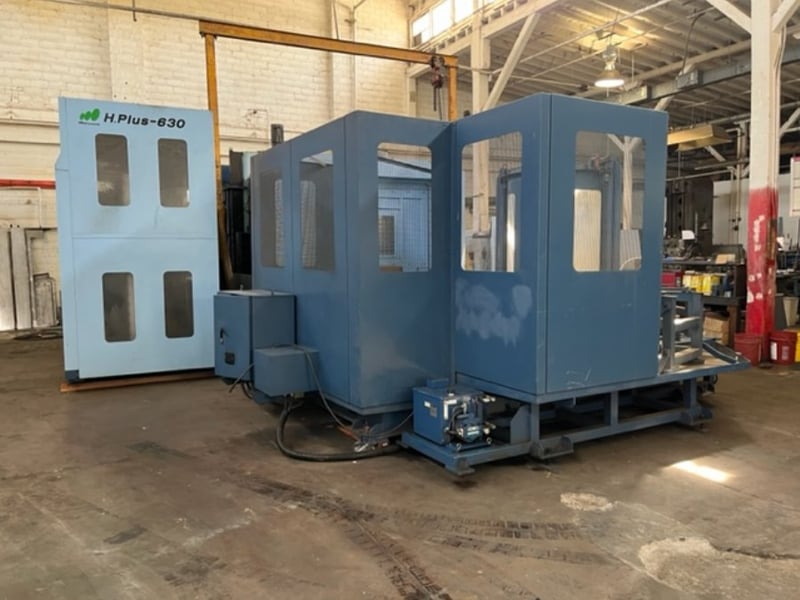 Matsuura #HPlus-630, 4-Axis, G-Tech 30i, 41" X, 36" Y, 38" Z, 12000 RPM, 120 automatic tool changer, Cat