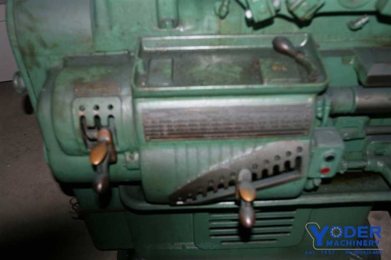 16" x 54" Hendley, toolroom lathe, 12" swing over cross slide, 4jaw 15