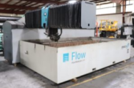 Flow Mach 3 4020B, CNC waterjet, 6.5' x 13", 60000 psi, 50 HP, 2013