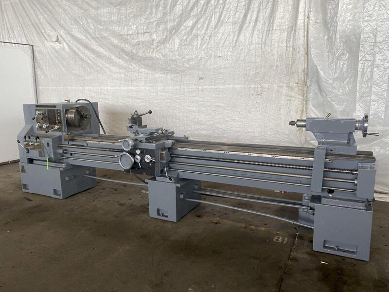 21"/30" x 120" Tarnow #TUJ50x3000, Engine Lathe, 2-1/16" thru hole, 3-Jaw 12" chk, inch/metric thread