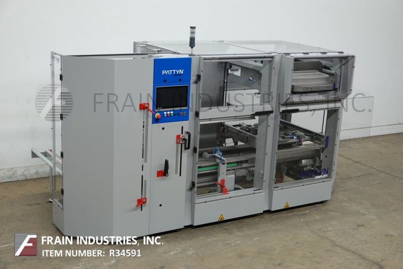 Pattyn Packaging Line Ceflex41LTR, automatic case erector, bottom