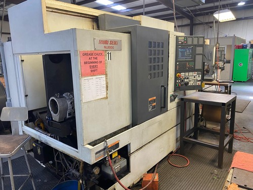 Mori Seiki #NL-2000/500, CNC Lathe, 8" chuck, 2.5" bar, tool presetter, tailstock, 2007