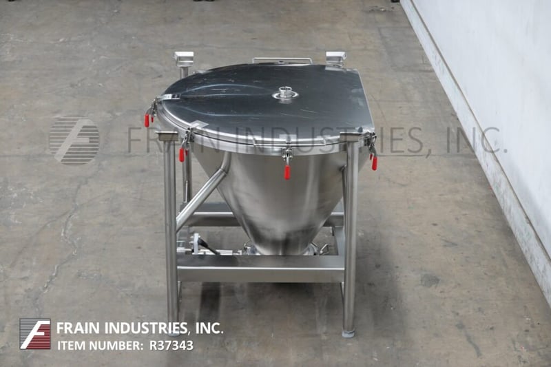 11 cu.ft., Laciny, 316 Stainless Steel tote/bin, 46" ID x 30" deep