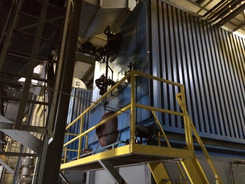 1790 HP English Electric 1790HP, Biomassfired Boiler, (2) Boilers, 20700 lb. of steam/hr. each