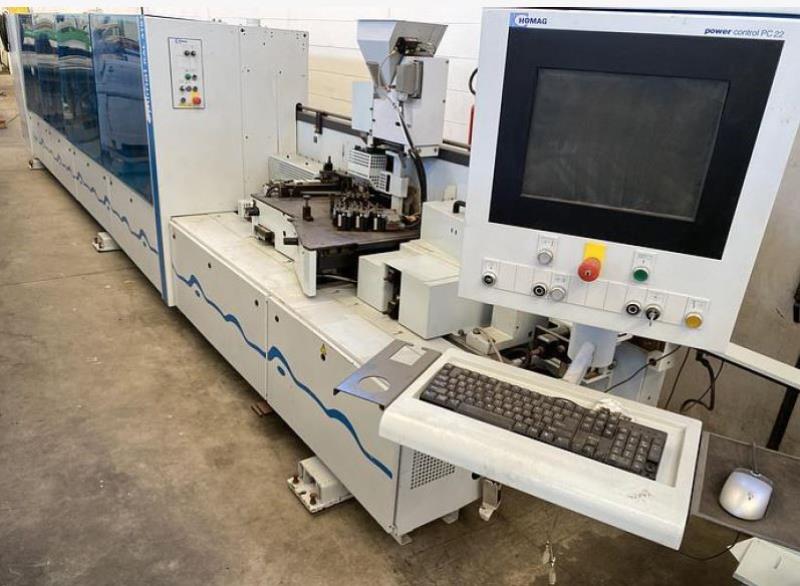 Homag #KAL-310/8/A20/S2, Edgebander w/Pre-Mill & Corner Rounding, 20 mm Edge, 55 mm min. panel width, 60 mm