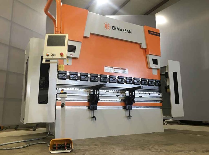 110 Ton, Ermaksan PowerBendPro8.5X110, hydraulic press brake, 8' 7
