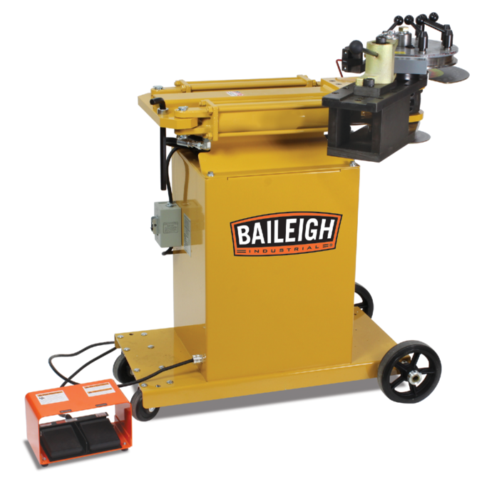 2" sch 40 Baileigh #RDB-150AS, hydraulic, 180° bends in one shot, auto-stop for repeat bends, new