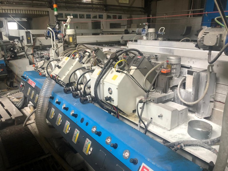 Busetti F10, Glass Double Edge Grinder, 102" x 165" size, 1/16" - 1-1/4 ...