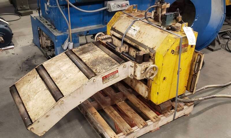 18" x .187" Coe Press Equipment #CPRF-S318, Servo Feed, 110 V., 367 FPM, with servo motor & control