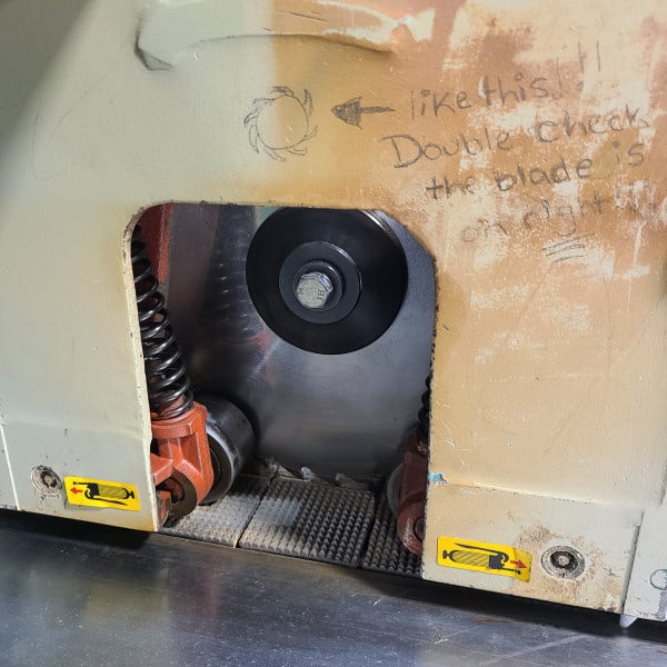 Holytek HRS12TK, Single Blade Straight Line RipSaw, 15 HP 4500 RPM