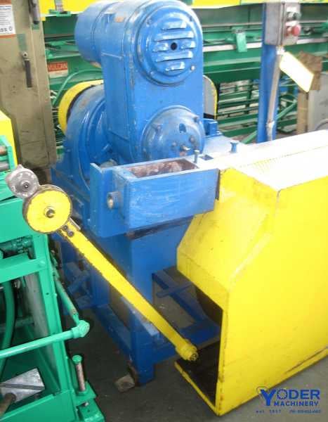 Inline draw bench, 3/8" capacity, single die, 28" Capstain diameter, 8