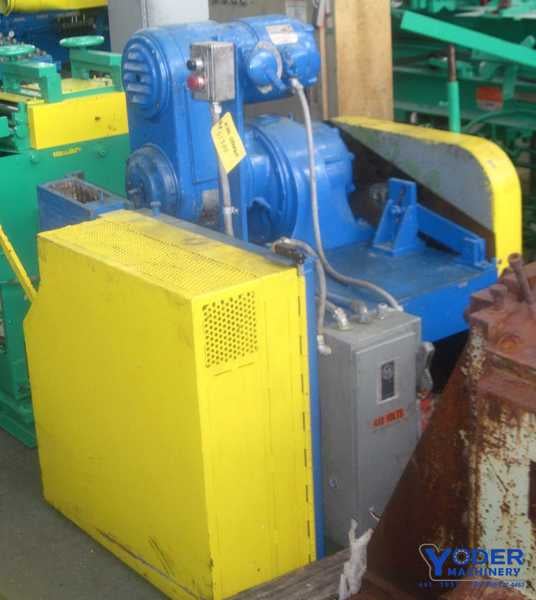 Inline draw bench, 3/8" capacity, single die, 28" Capstain diameter, 8