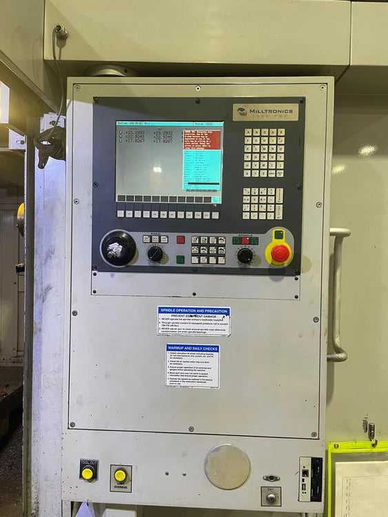 Milltronics #HM35, horizontal machining center, Milltronics 7200