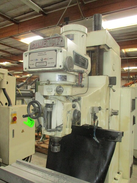 Comet MV5, vertical CNC bed mill with delta control, 30" X, 20" Y, 20
