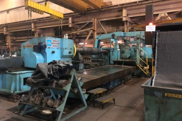 World Machinery Works #RGC1400X5000, CNC roll grinder, 1400mm diameter ...