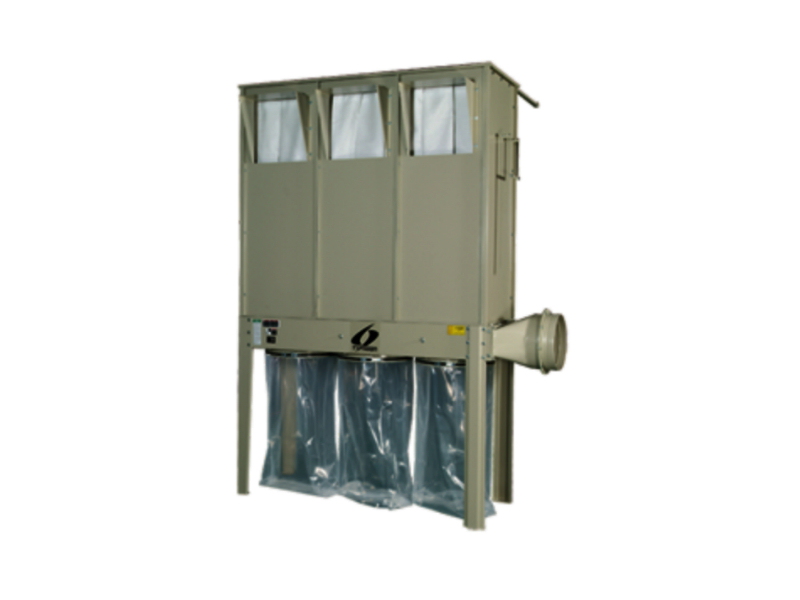 4700 cfm Extrema DCF327E, baghouse dust collector, 16" inlet, 3