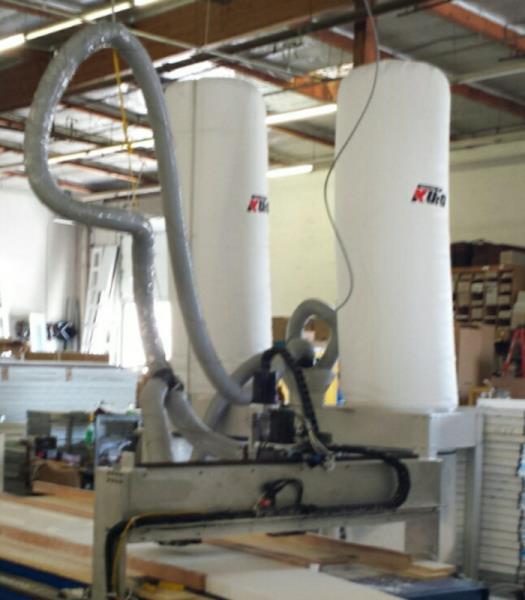 4238 cfm Kufo UFO104HT, dust collector, 4bag selfcontained free