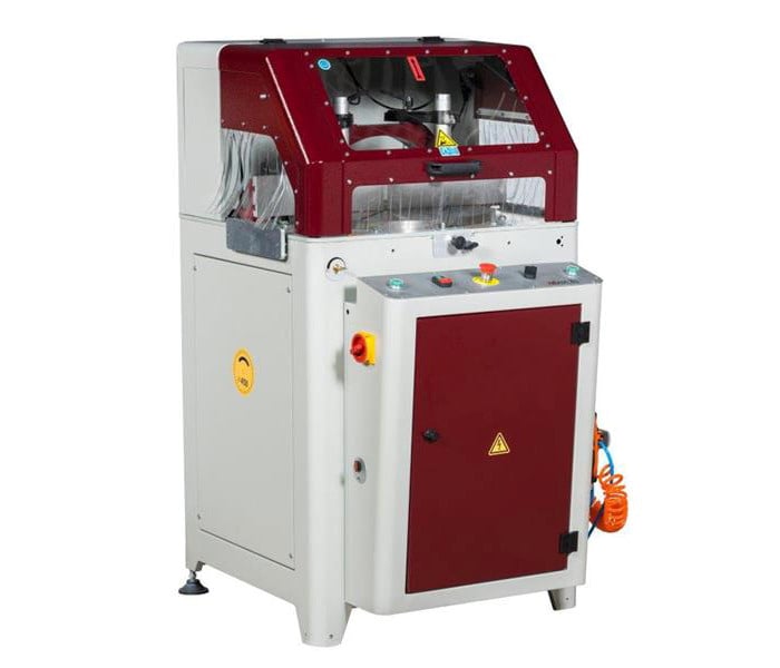 18" Atech CRATER06A, pneumatic miter upcut saw, cast iron tabletop