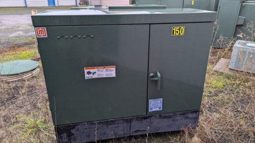 150 KVA 12470/7200 Primary, 480/277 Secondary, Ermco