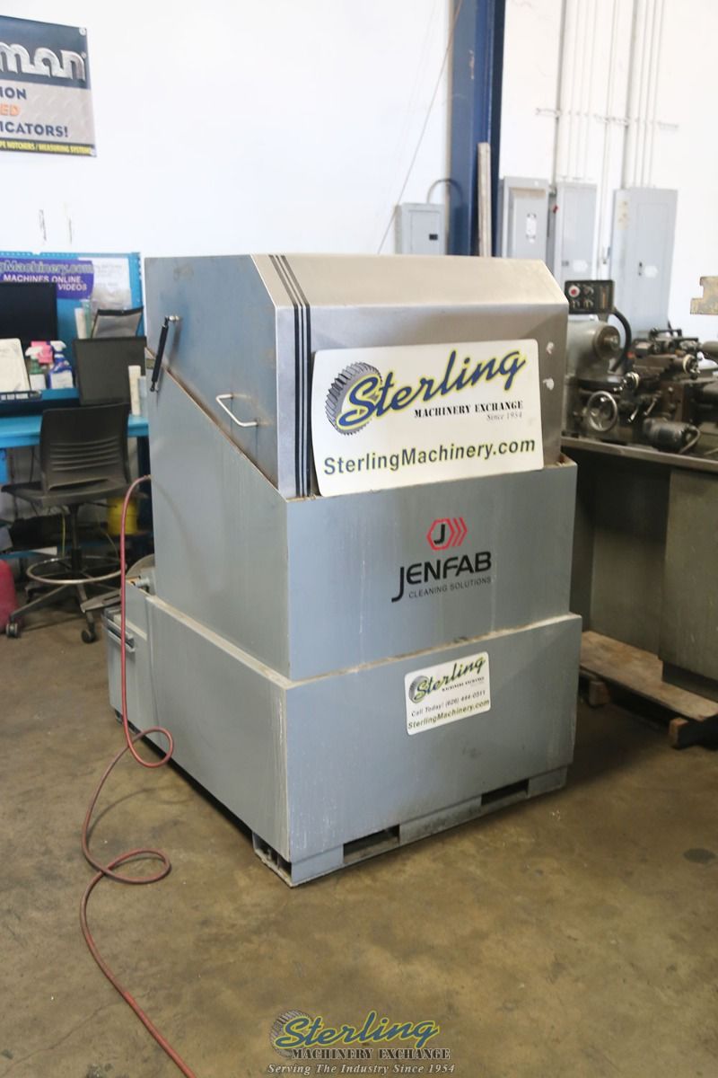 Jenfab TL31F, top load automatic aqueous parts washer, Stainless Steel oil skimmer, 32