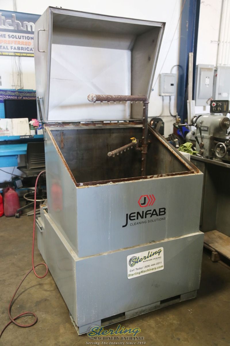 Jenfab TL31F, top load automatic aqueous parts washer, Stainless
