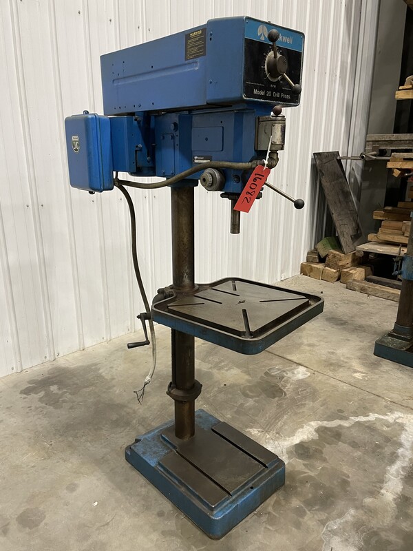 Rockwell 20 Drill Press Serial 1757244 16082 For Sale Surplus Record