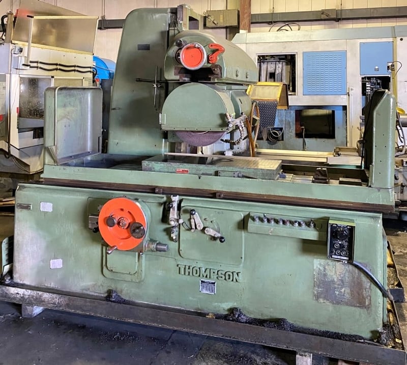 16" x 40" Thompson, surface grinder, 15 HP, 12" x48" table, electromagnetic chuck, coolant