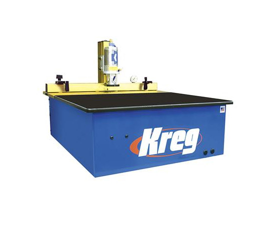 1 Spindle, Kreg #DK-1100-T, pocket hole boring machine, single spindle, 1.25 HP, 8-1/2" tabletop, 3/8"