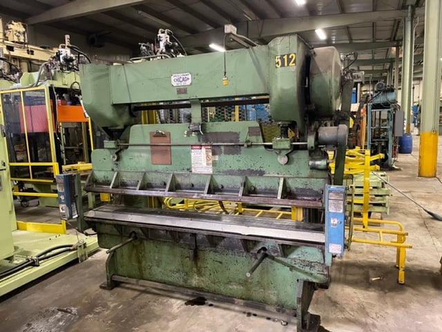 50 Ton, Dreis & Krump (Chicago) Size 6L-8-SP; 8' overall, 3" stroke, 40 SPM, #2716