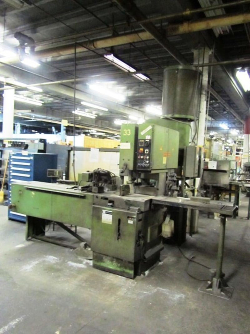 5.12" Kaltenbach #SKL400NA, universal fully-automatic mitre cutting circular cold saw