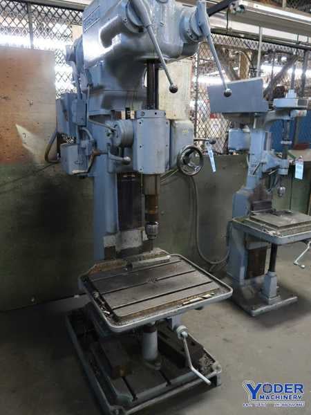 25" Cleereman #25C Box Column single spindle drill, 18" x48" table, 5 HP, #4MT, #71464