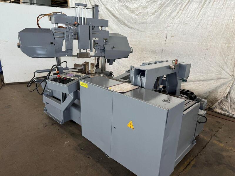 15.7" X 12.2" Behringer #HBP-210/43-GA, CNC programmable bandsaw, 65-459 FPM, 1997
