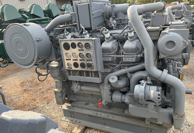 545 HP @ 1200 RPM, Caterpillar #G3508, Natural gas engine, rblt. 2019