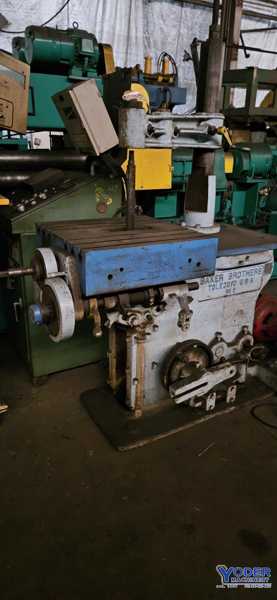 2" x 18" Baker #2, keyseater, 20-1/2" stroke, 24" x 24" table, 3 HP, #75572